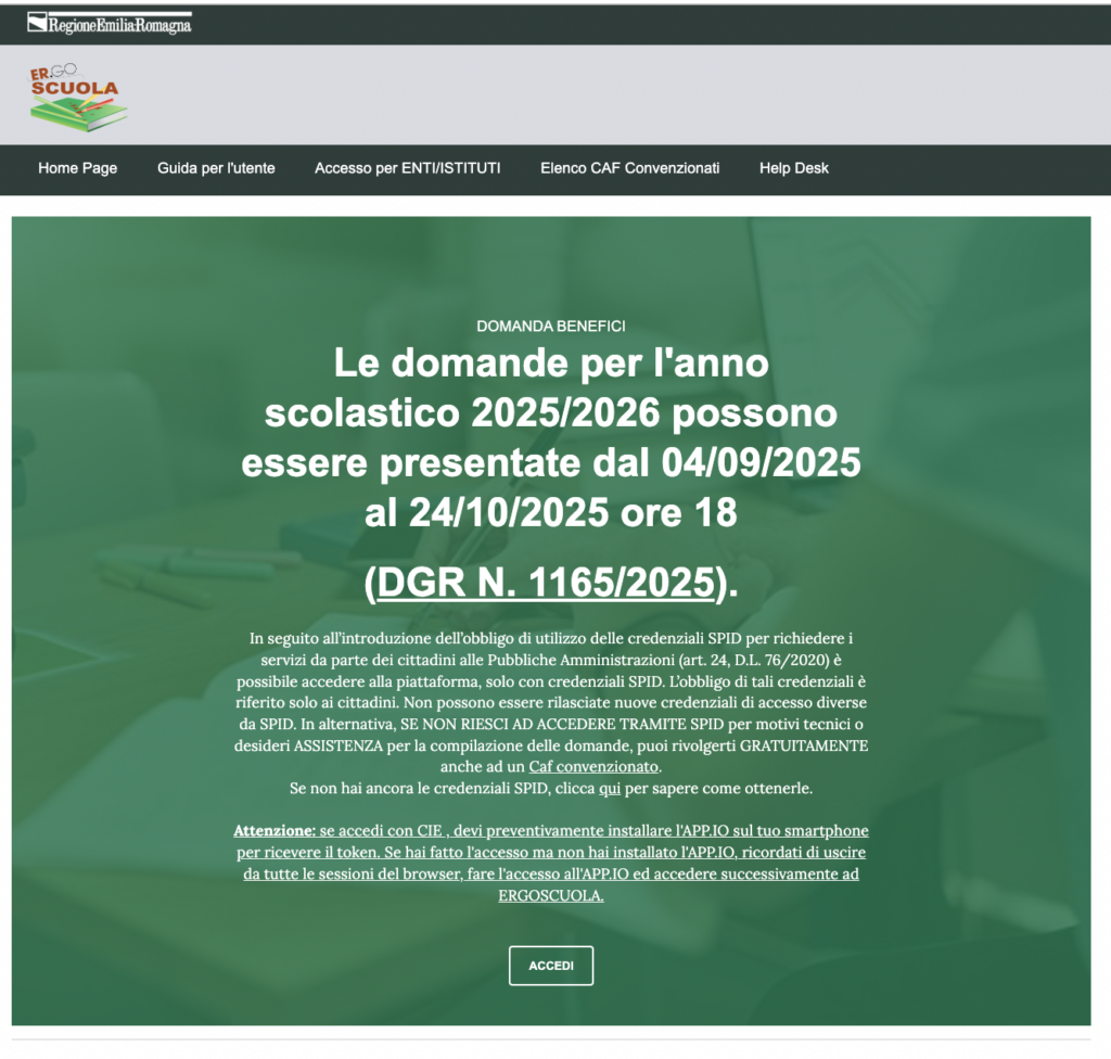 Borse di studio e contributi per i libri di testo, domande dal 4 settembre al 24 ottobre 2025